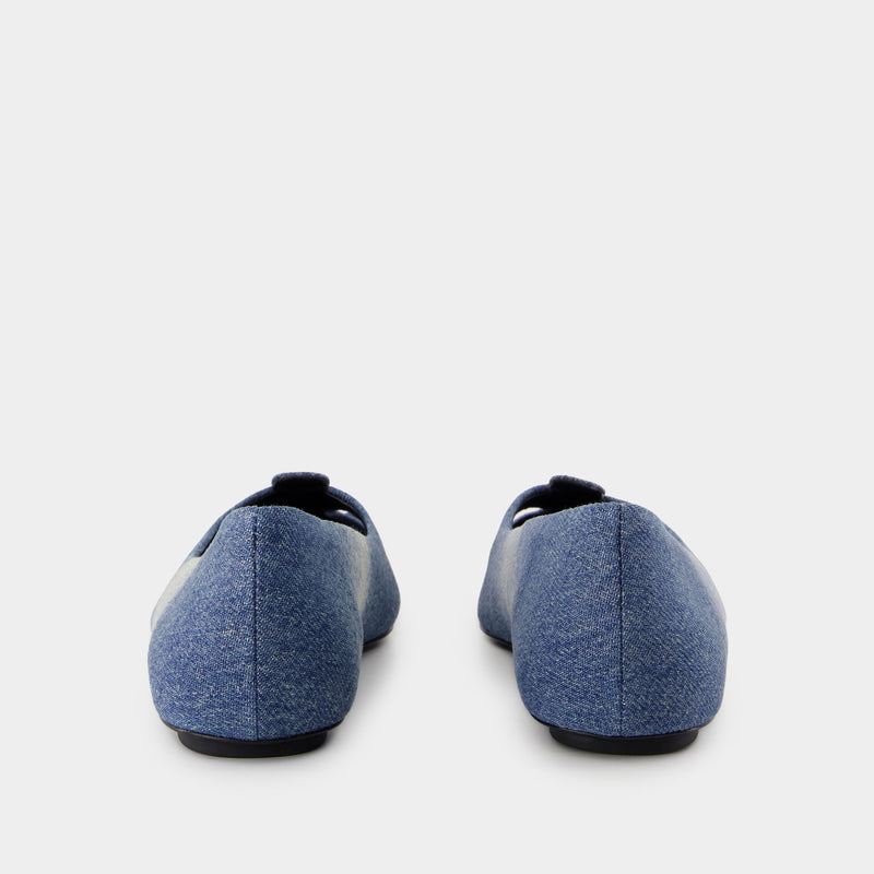 The Kat Ballerinas - Marc Jacobs - Cotton - Blue