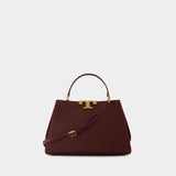 Eleanor Satchel Bag - Tory Burch - Leather - Brown