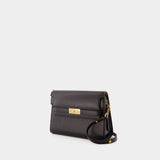 Lee Radziwill Shoulder Bag - Tory Burch - Leather - Black