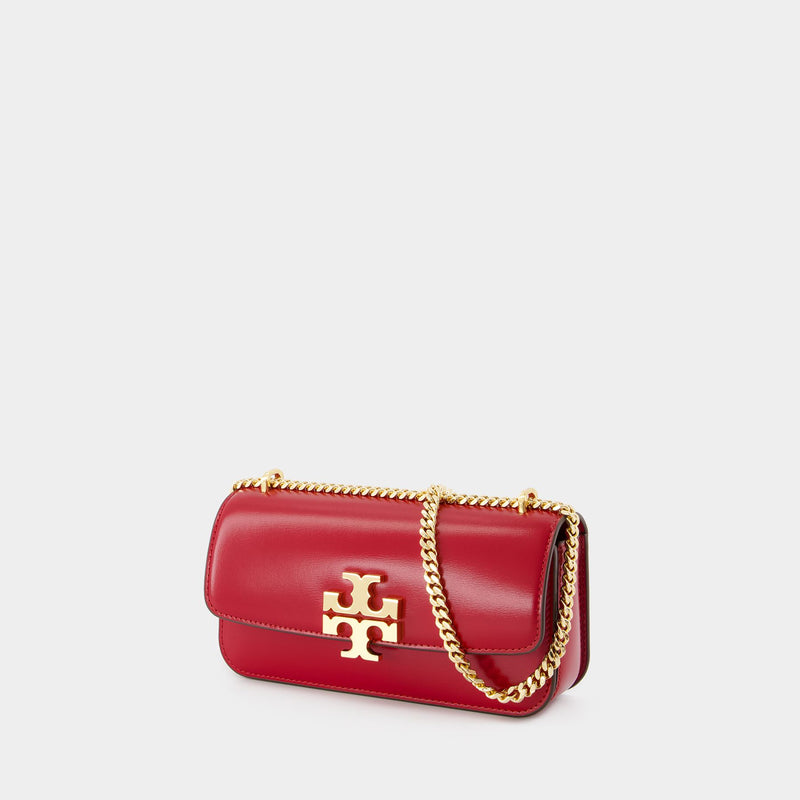 Eleanor Small Convertible Shoulder Bag - Tory Burch - Leather - Red