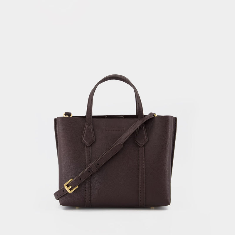 Perry Small Shopper Bag - Tory Burch - Leather - Burgundy