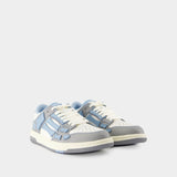 Varsity Skel Top Low Sneakers - Amiri - Leather - Blue