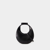 Good Night Moon Bag - Staud - Leather - Black