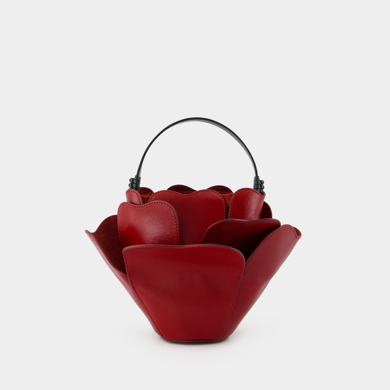 Juliet Bag - Staud - Leather - Red