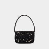 Tommy Beaded Shoulder Bag - Staud - Synthetic - Black