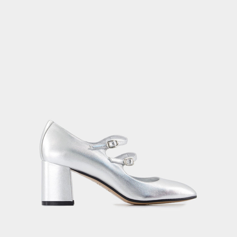 Alice Pumps - Carel - Leather - Silver