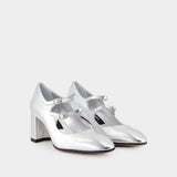 Alice Pumps - Carel - Leather - Silver