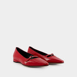 Emilie Ballerinas - Carel - Leather - Red