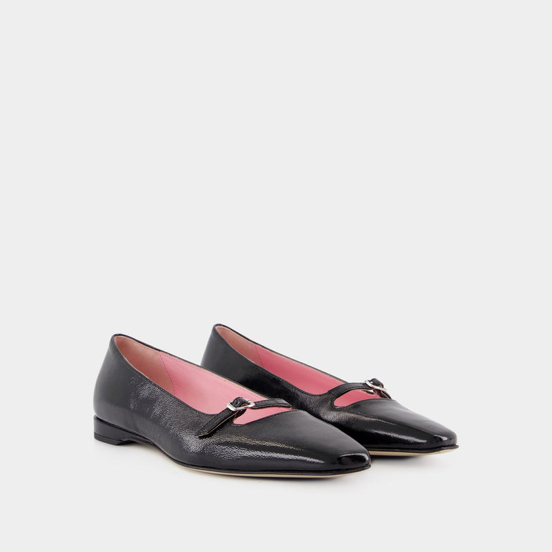 Emilie Ballerinas - Carel - Leather - Black