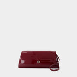 Madeleine Shoulder Bag - Carel - Leather - Burgundy