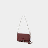 Rock Nano Shoulder Bag - Zadig & Voltaire - Leather - Bordeaux