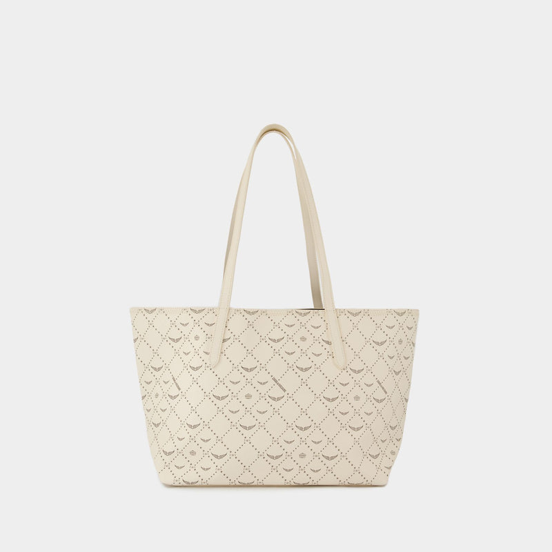 Z Shopper Monogram Shopper Bag - Zadig & Voltaire - Synthetic - White