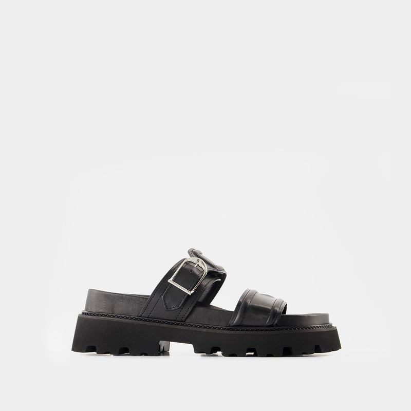 Ride Sandals - Zadig & Voltaire - Leather - Black