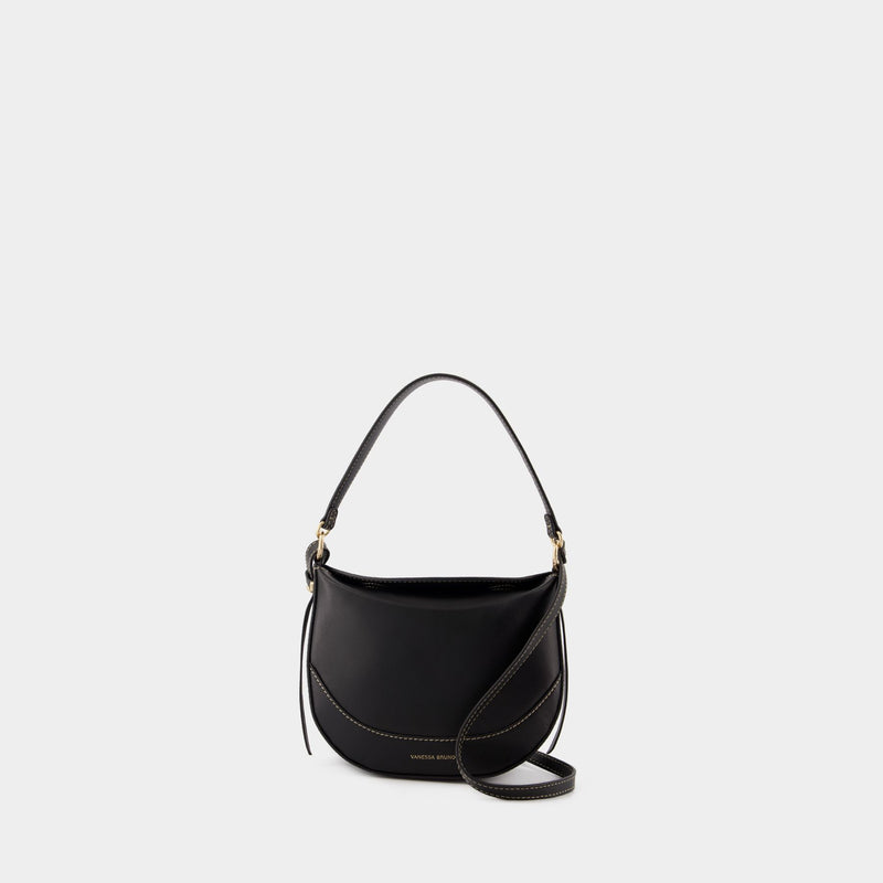 Mini Daily Shoulder Bag - Vanessa Bruno - Leather - Black