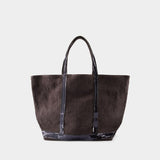 L Shopper Bag - Vanessa Bruno - Linen - Black