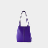 Tote Pm Shopper Bag - Vanessa Bruno - Leather - Blue