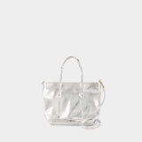 Cabas S Shopper Bag - Vanessa Bruno - Leather - Silver