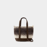 Cabas S Shopper Bag - Vanessa Bruno - Wool - Brown