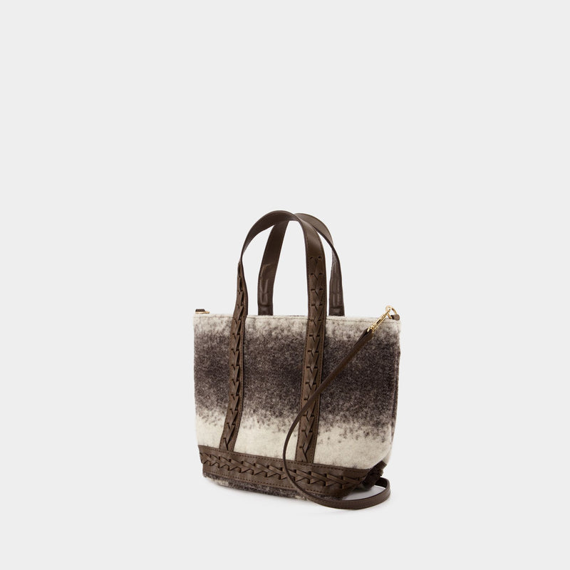 Cabas S Shopper Bag - Vanessa Bruno - Wool - Brown