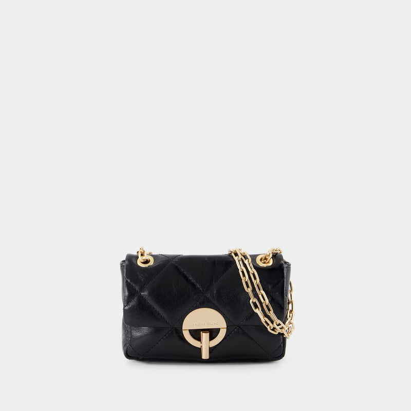 Nano Moon Bag- Vanessa Bruno - Leather - Black