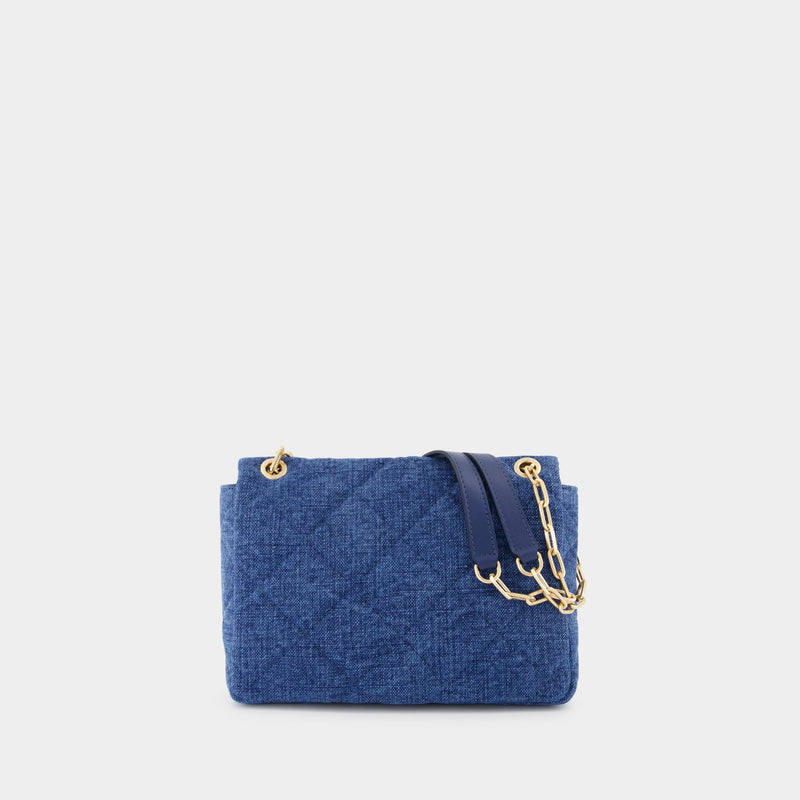 Grand Moon Bag - Vanessa Bruno - Linen - Blue