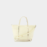 Cabas S Shopper Bag - Vanessa Bruno - Linen - Yellow