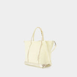 Cabas S Shopper Bag - Vanessa Bruno - Linen - Yellow