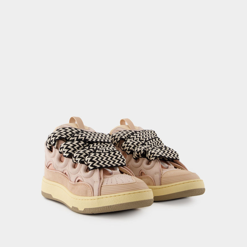 Curb Sneakers - Lanvin - Leather - Pink