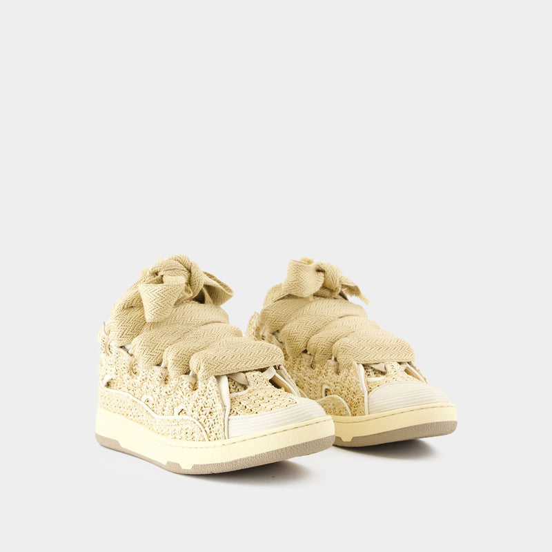 Curb Sneakers - Lanvin - Synthetic - Beige