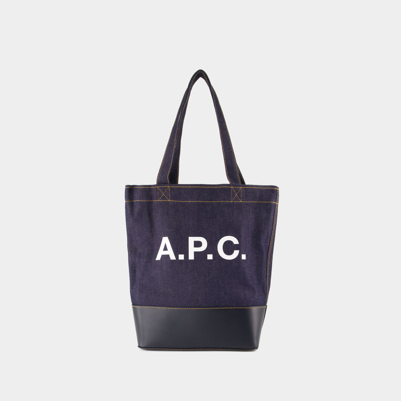 Tote Axel - A.P.C. - Cotton - Blue