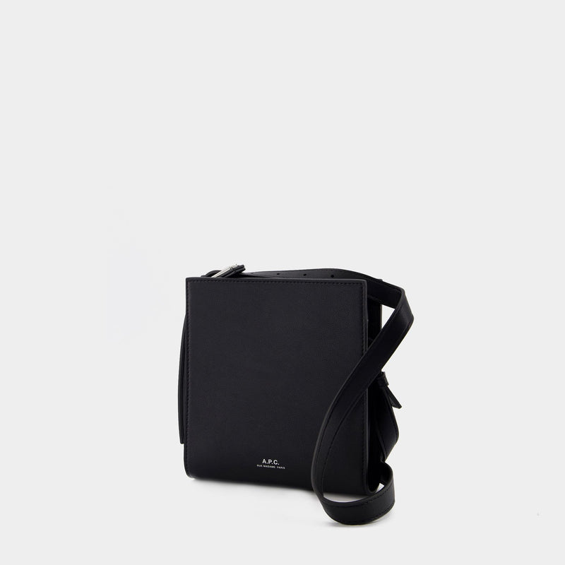 Nino Crossbody - A.P.C. - Synthetic Leather - Black