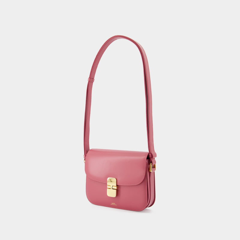 Grace Small Crossbody - A.P.C. - Leather - Pink