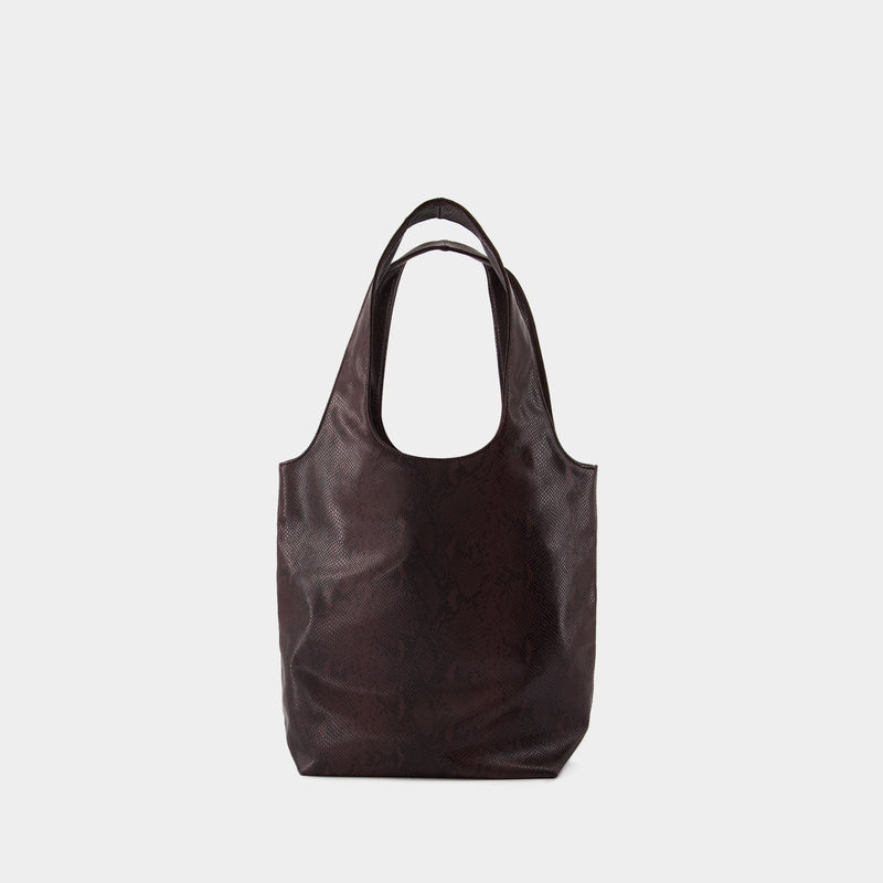 Ninon Small Tote Bag - A.P.C. - Synthetic Leather - Blackberry