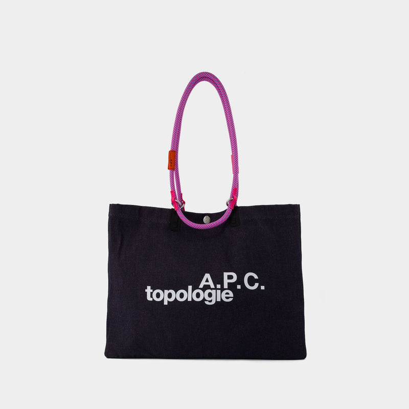 Topologie Shopper Bag - A.P.C. - Cotton - Pink