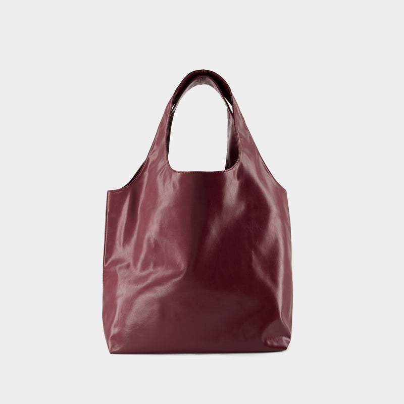 Ninon Shopper Bag - A.P.C. - Synthetic - Burgundy