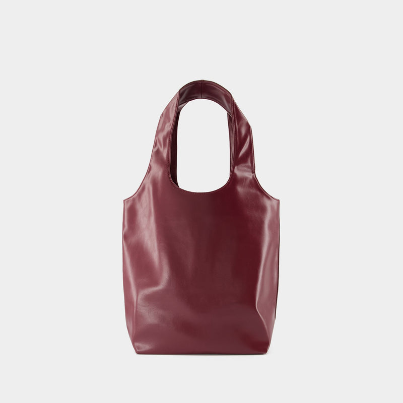 Ninon Small Shopper Bag - A.P.C. - Synthetic - Burgundy