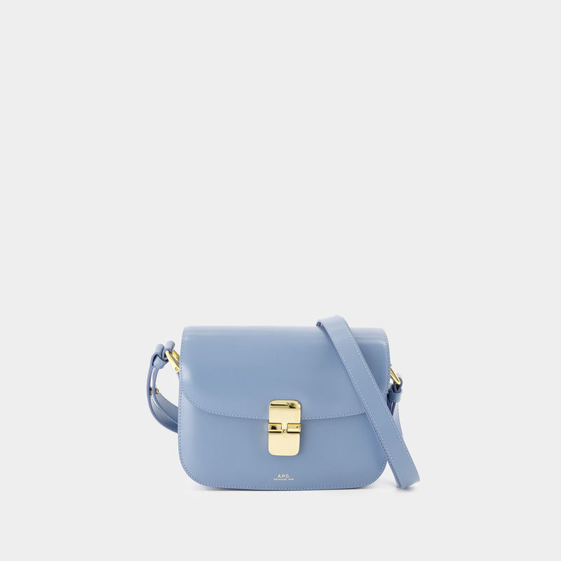 Grace Small Crossbody - A.P.C. - Leather - Blue