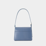 Virginie Flap Shoulder Bag - A.P.C. - Leather - Blue