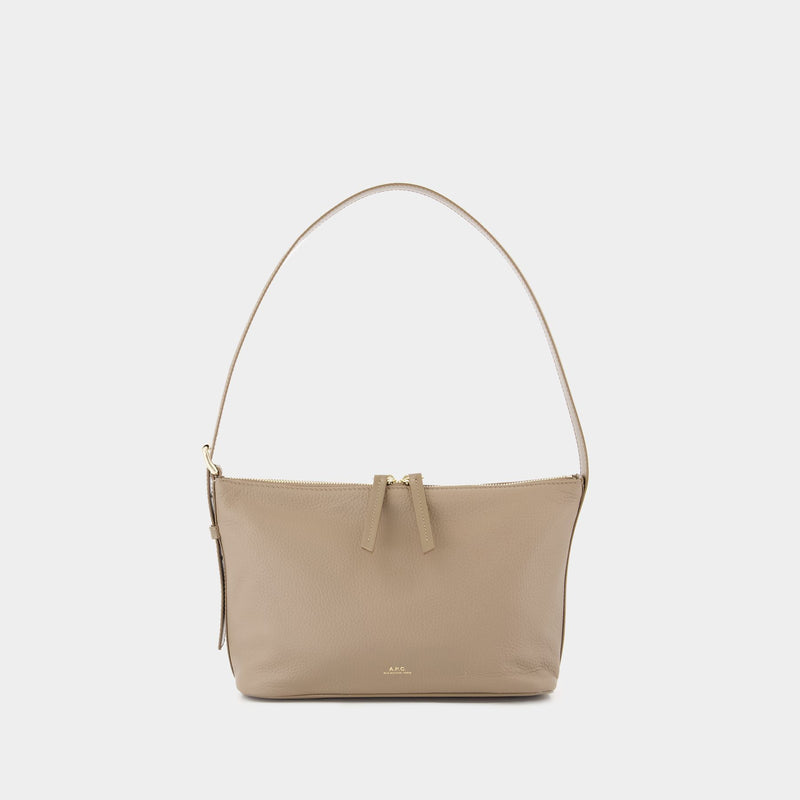 Vera Shoulder Bag - A.P.C. - Leather - Beige