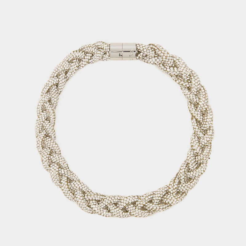 Crew Neck Necklace - Isabel Marant - Glass - Silver