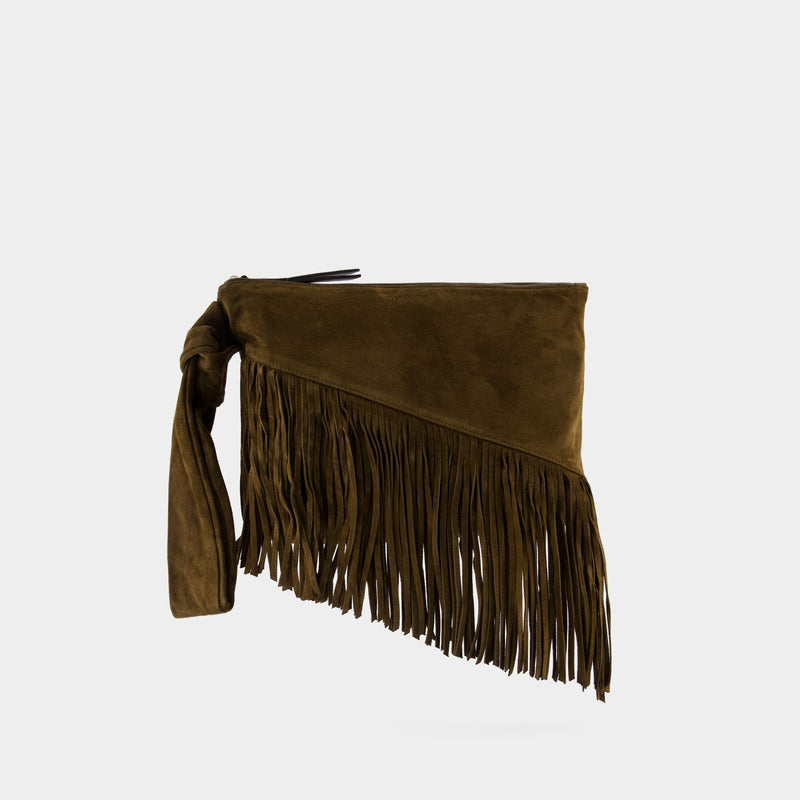 Faro Gd Pouch - Isabel Marant - Leather - Metallic