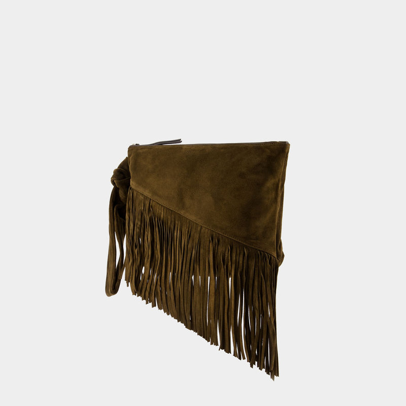 Faro Gd Pouch - Isabel Marant - Leather - Metallic