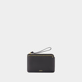 Gd Flat Pouch - Isabel Marant - Leather - Black