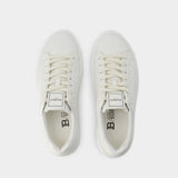 B-Court Sneakers - Balmain - Leather - White
