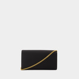 B-Buzz Wallet On Chain - Balmain - Leather - Black