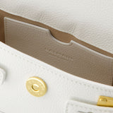 B-Buzz 19 Purse - Balmain - Leather - White