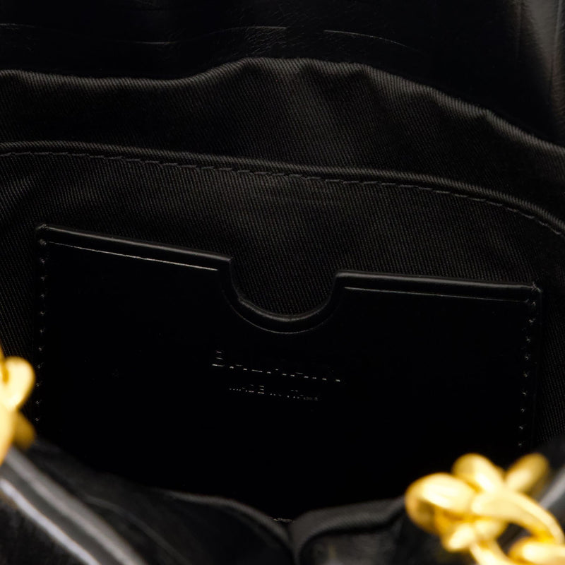 1945 Soft Small Shoulder Bag - Balmain - Leather - Black