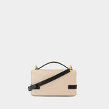 B-Buzz 24 Crossbody - Balmain - Leather - Neutral/Black