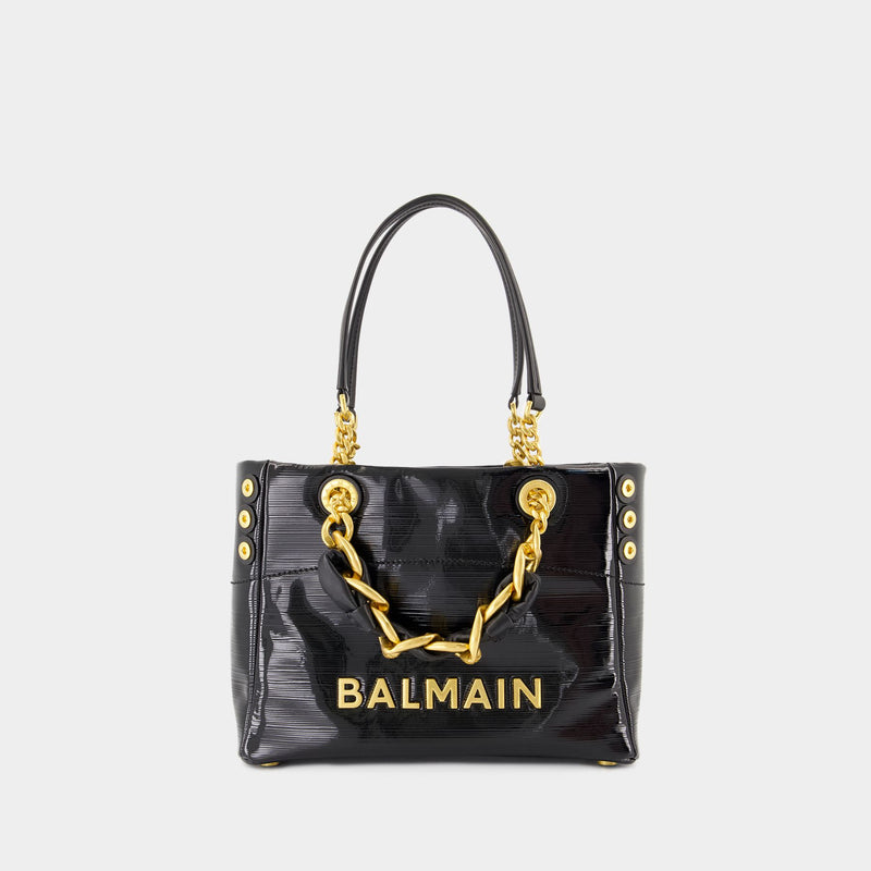 1945 Soft Small Shopper Bag - Balmain - Leather - Black