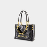 1945 Soft Small Shopper Bag - Balmain - Leather - Black